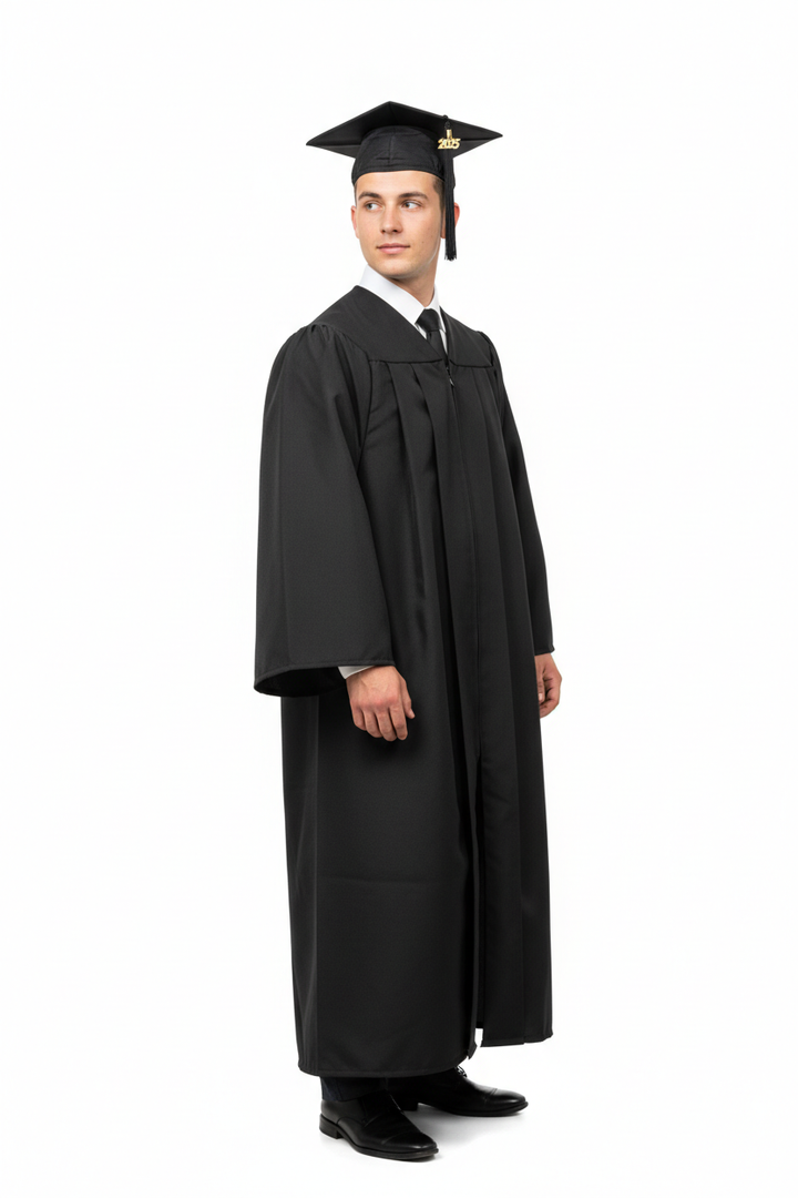 UCSD Matte Black Cap Gown