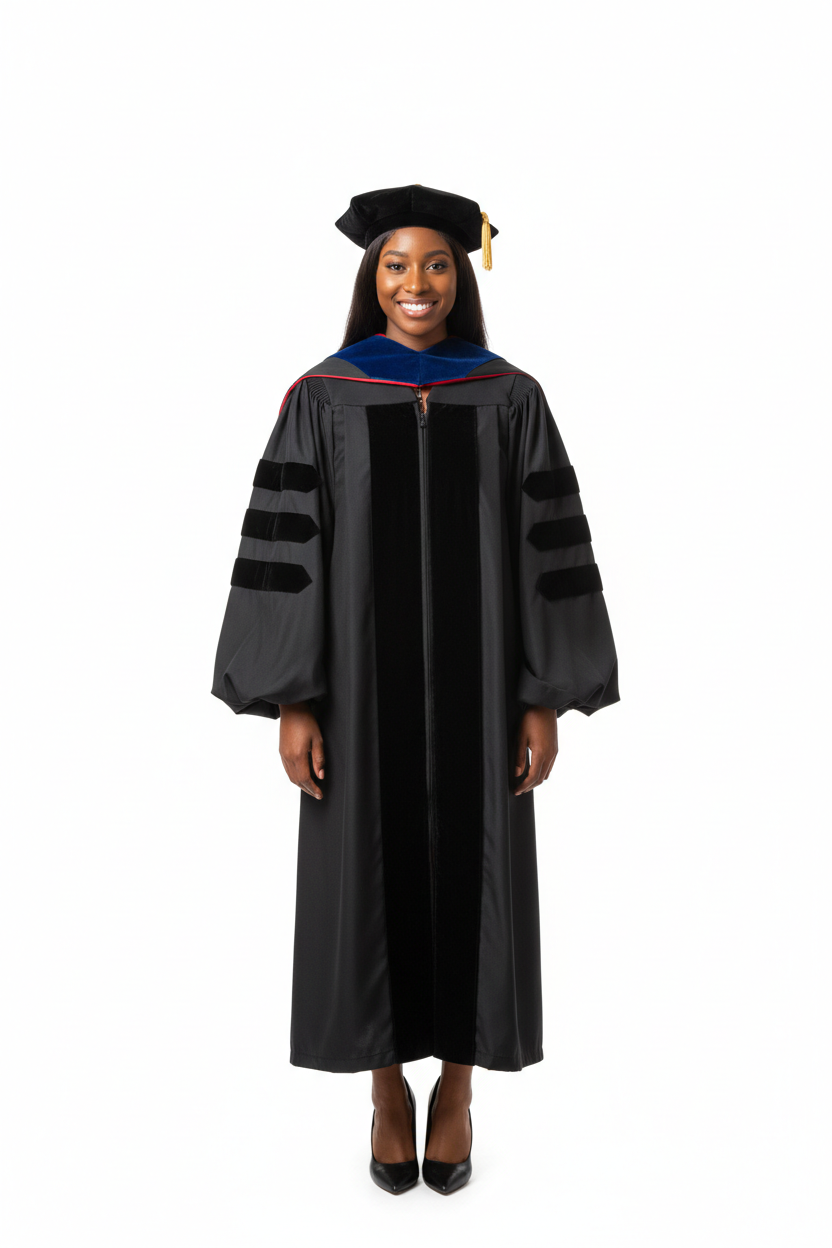 University of Georgia Doctoral Regalia 模特展示图