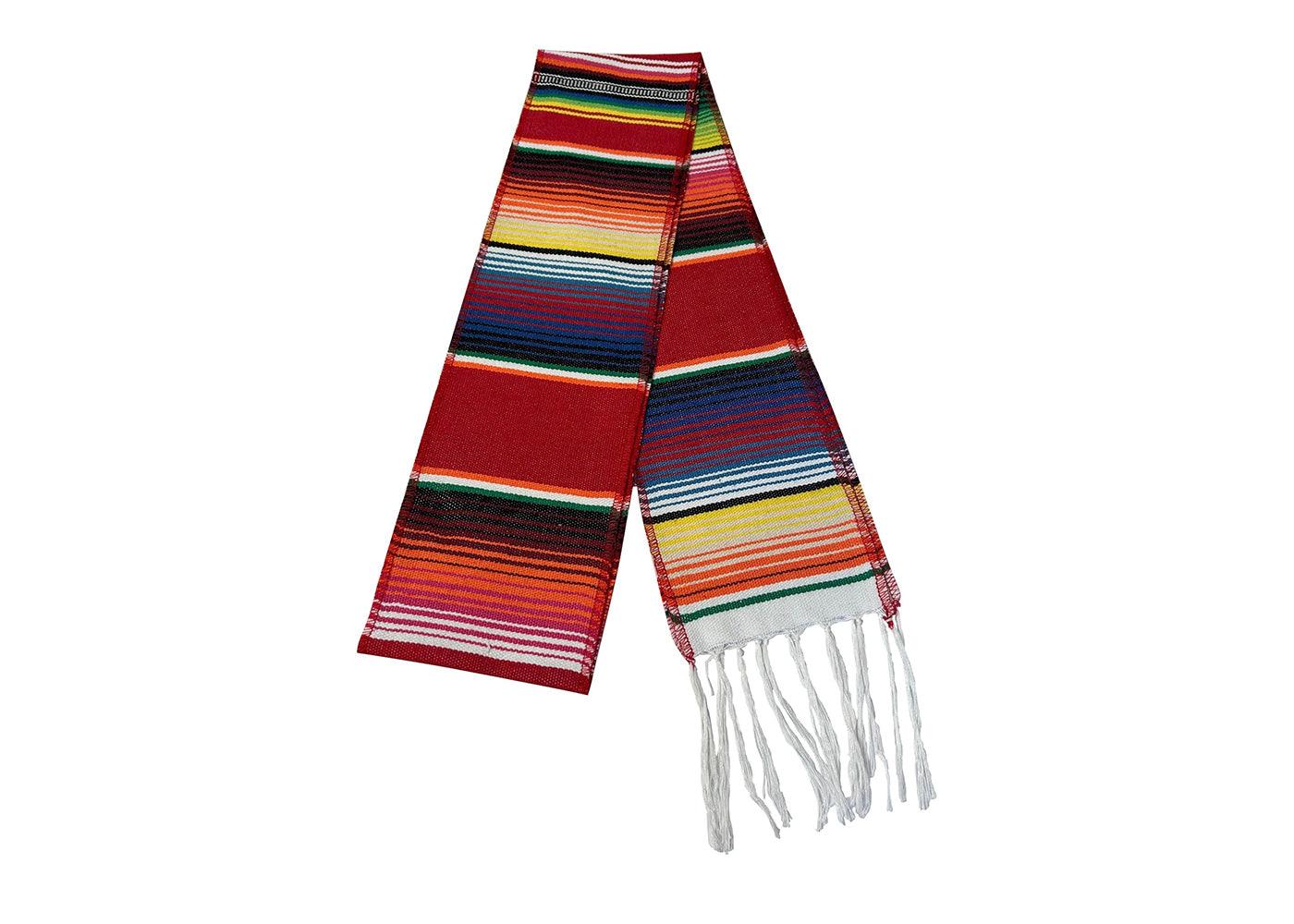 Red Mexican Serape Graduation Stole/Sash - Graduation Seller