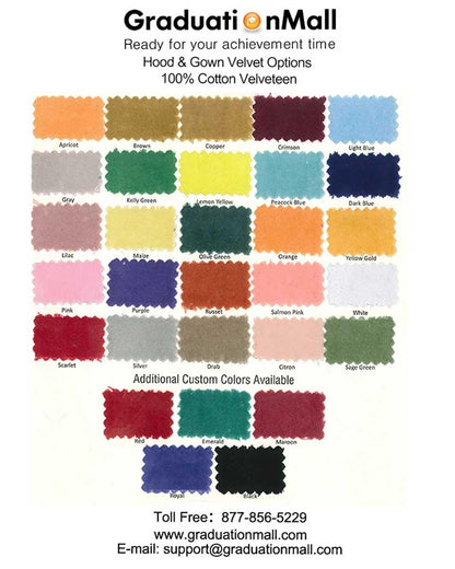 Custom Deluxe Bachelor Hood - Graduation Seller